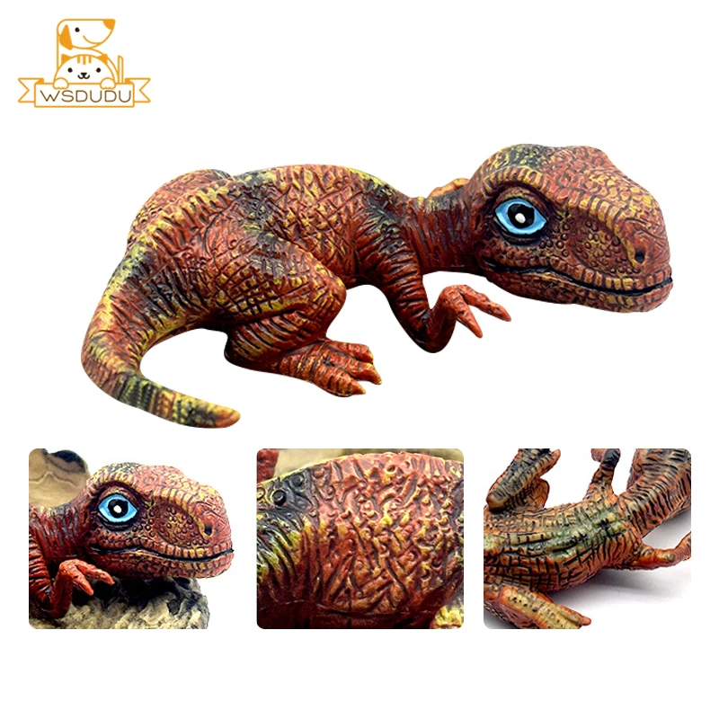 Modelo de accionamiento de tiranosaurio para bebé con nido desmontable, dinosaurio realista t-rex, juguete educativo, estatuilla de Animal, decoración, regalo para niños - imagen 5