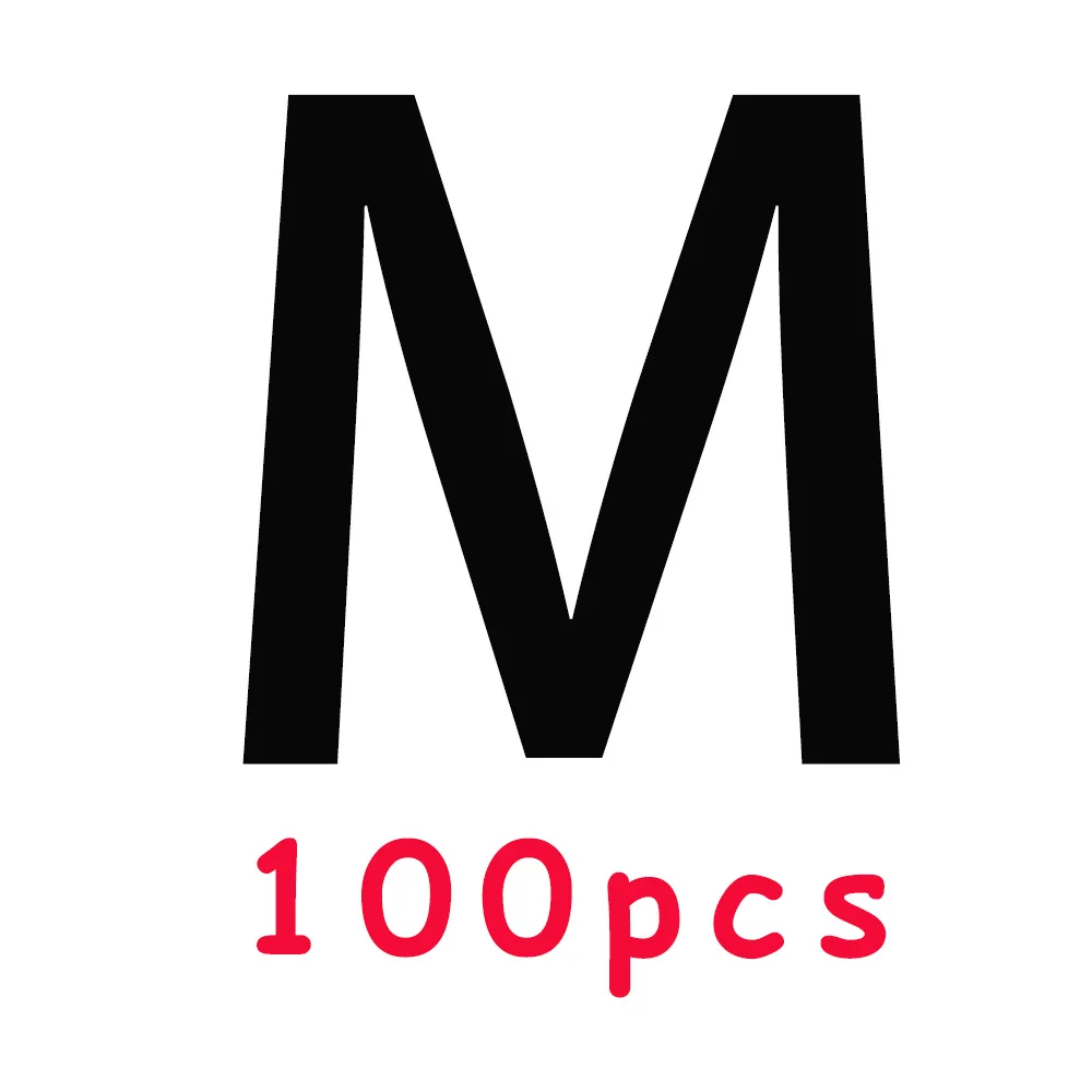 100pcs M