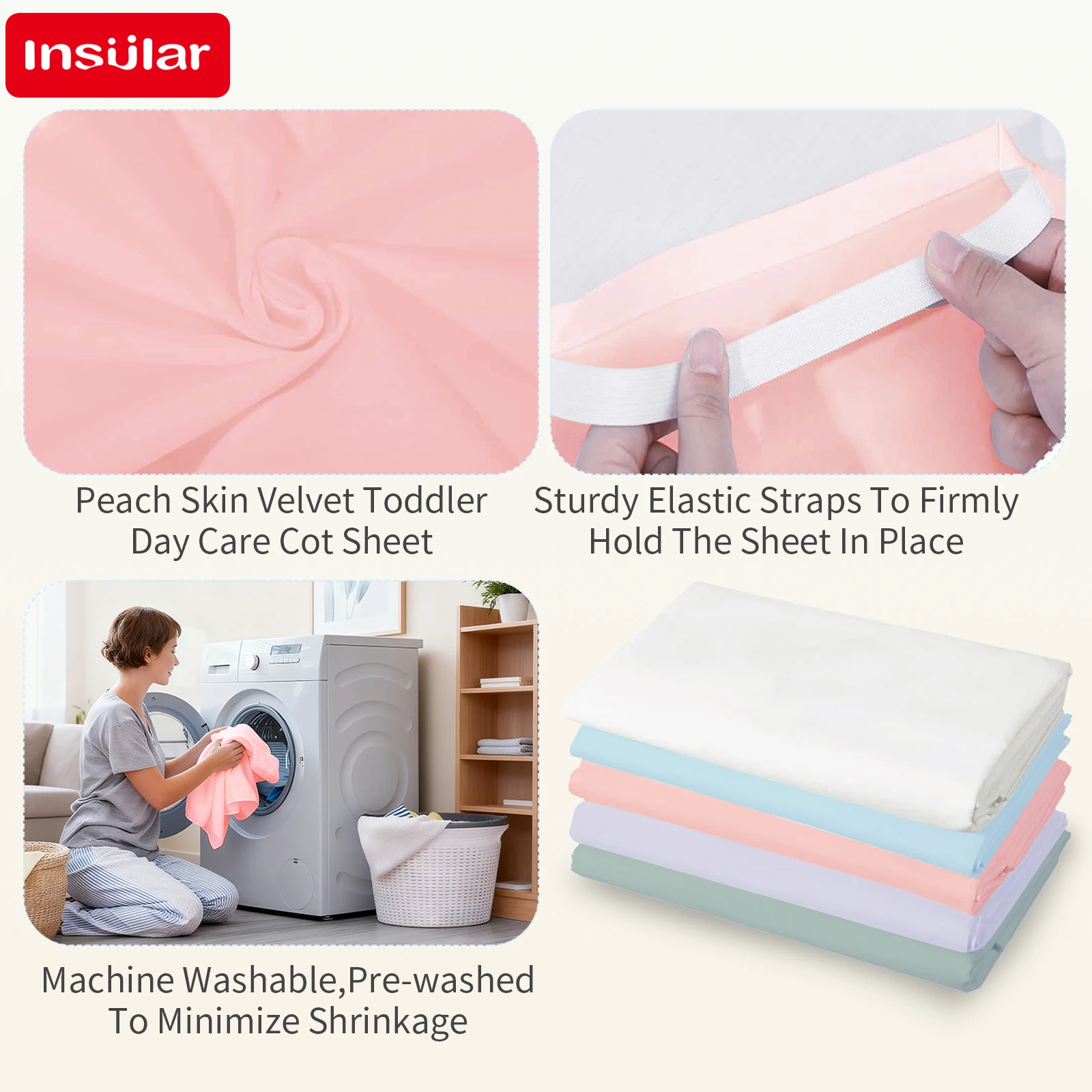 Funda transpirable ajustable para cuna de siesta - imagen 3