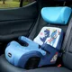 With Blue Headrest