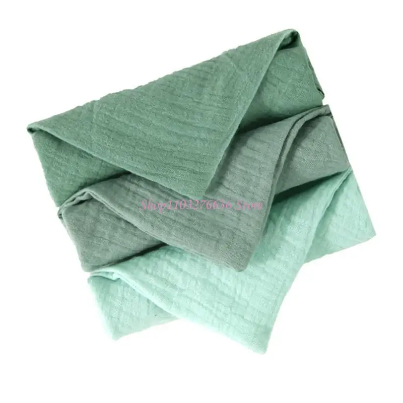 R6FD 4pcs Toallas toalla toalla para bebés 4 capas pañuelo baberos baberos babes buces - imagen 4