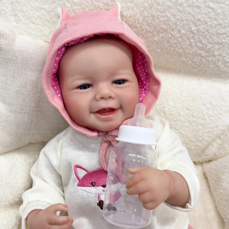 Muñeca reborn NPK Emmy de vinilo con piel 3D realista - imagen 3