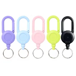Llavero extensible antirrobo color caramelo para llaves