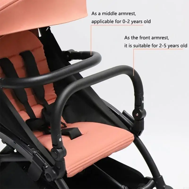 Barra manillar para cochecito D7YD, barra parachoques desmontable con ángulo ajustable, barras parachoques universales - imagen 2