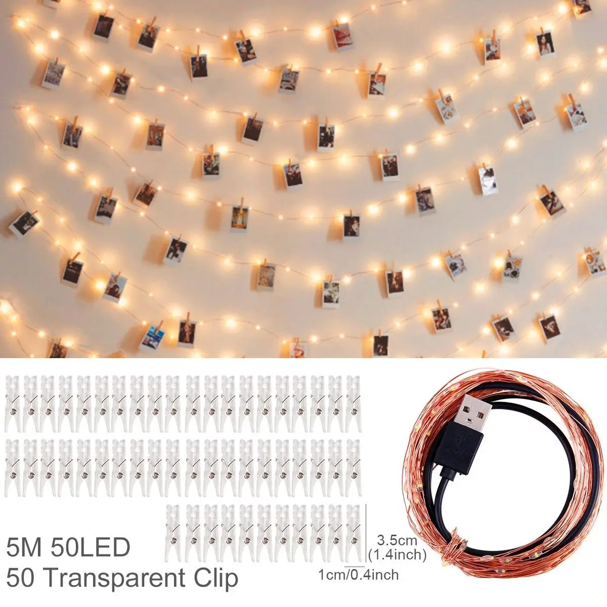5m50led usb