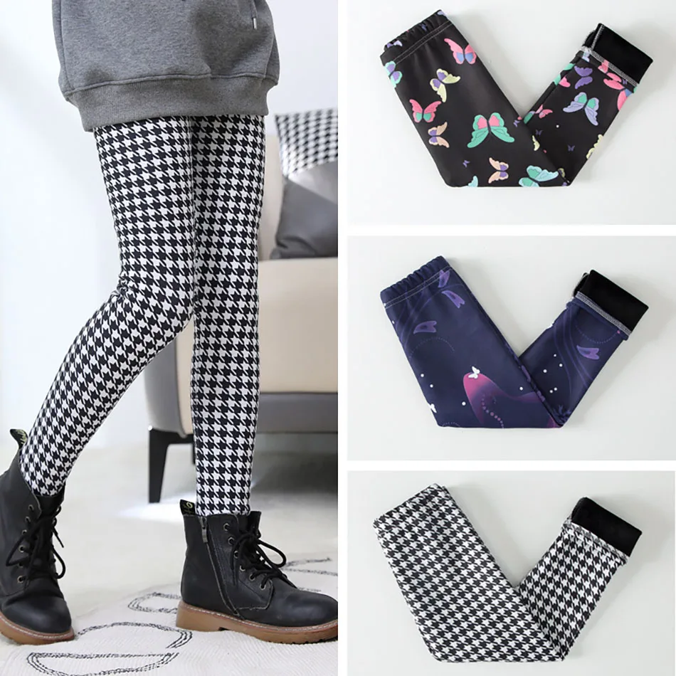 Leggings de felpa forrados para niña – Cálidos y suaves - imagen 3