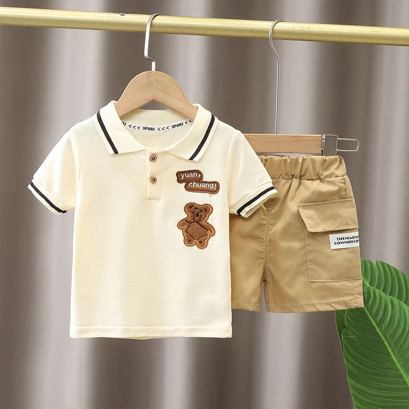 Conjunto de verano para bebé camiseta y pantalón corto - imagen 2