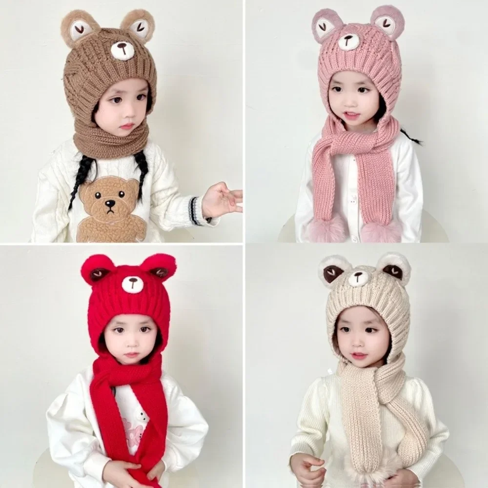 Gorro de punto infantil con pompón – Antiviento y térmico