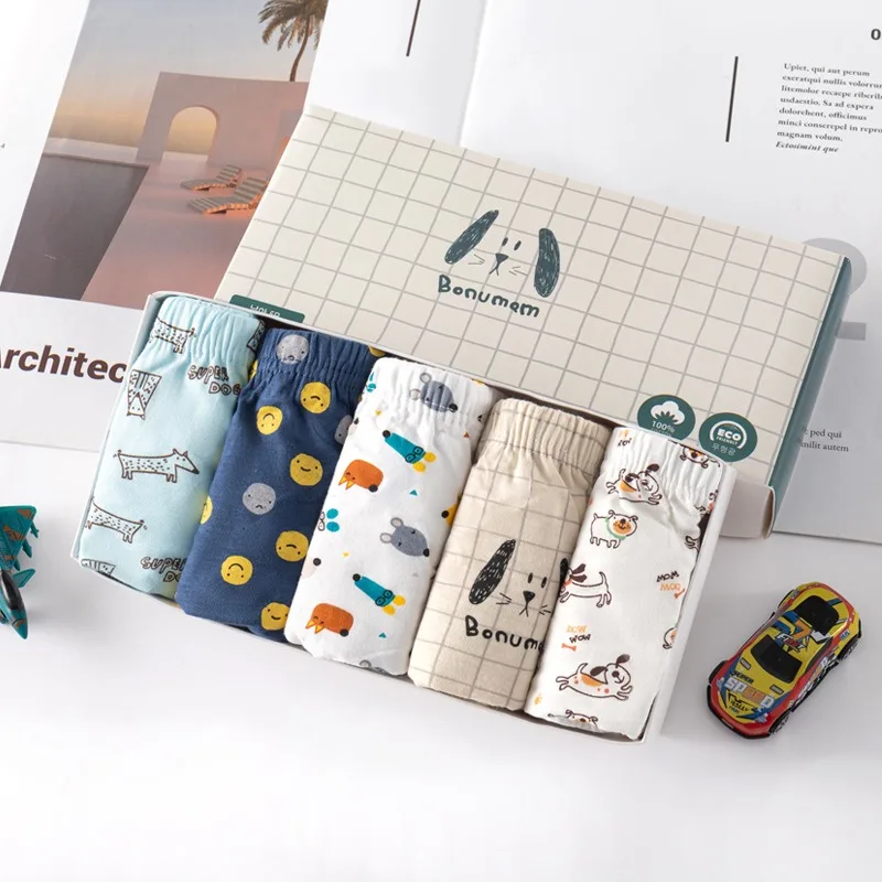 Calzoncillos de algodón para niño – Estampado dinosaurio - imagen 5