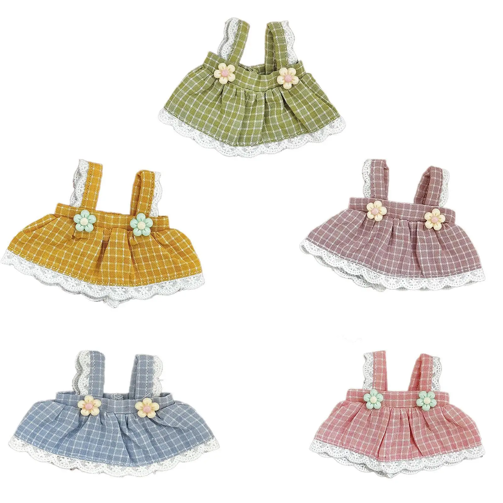 Doll Suspender Skirt Role Playing Costume Accessories for 12cm Pendant Dolls