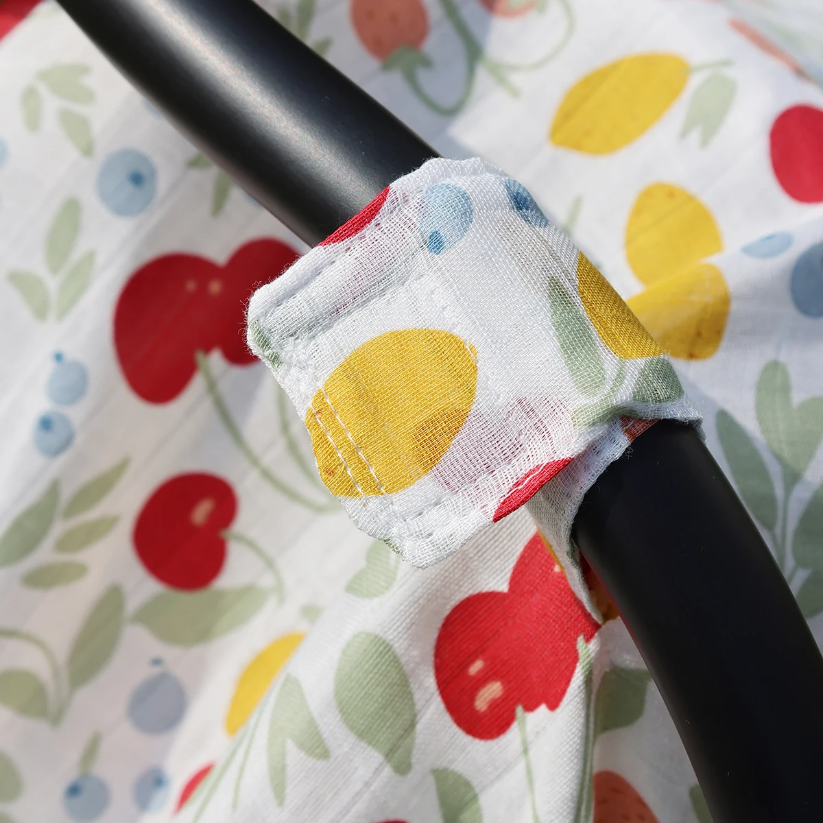 Funda para silla de coche Happyflute – Muselina de bambú transpirable - imagen 2