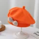 Orange red bow