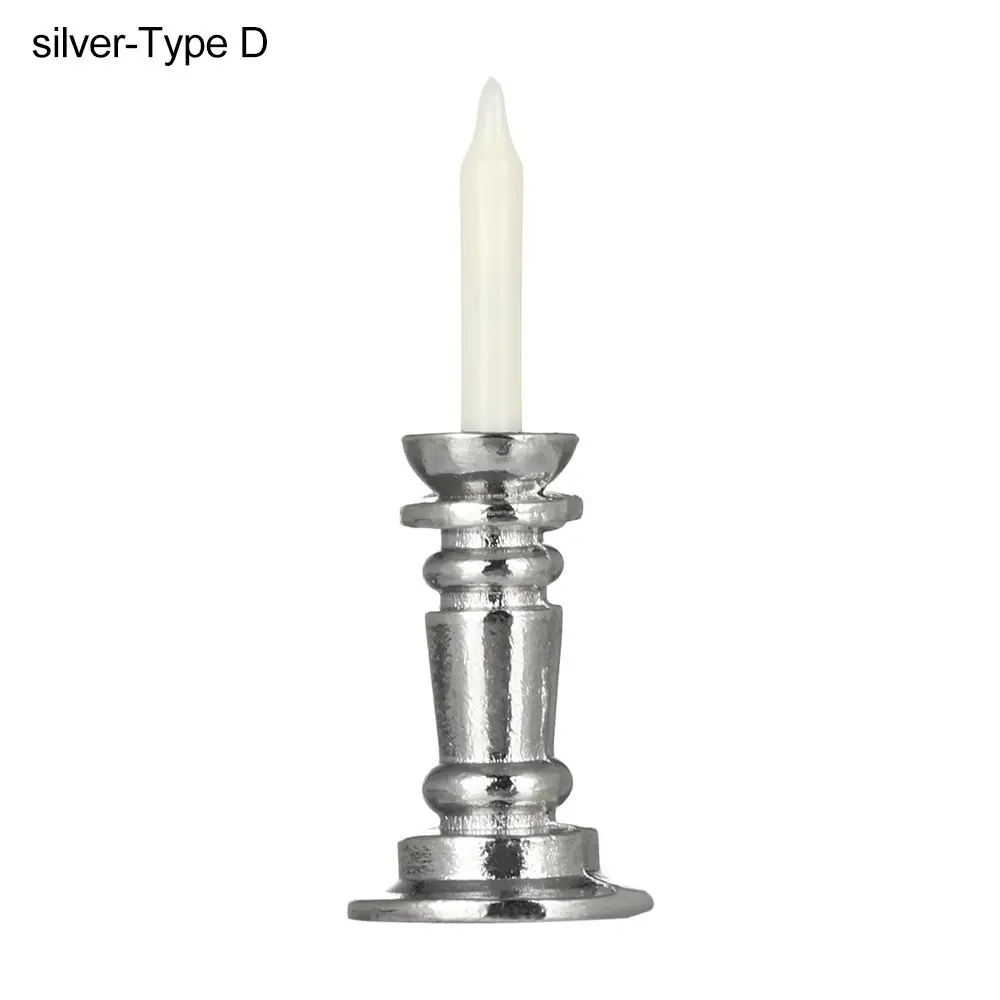 Candelabro miniatura para casa de muñecas – Adorno decorativo