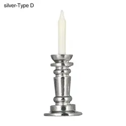 Candelabro miniatura para casa de muñecas – Adorno decorativo
