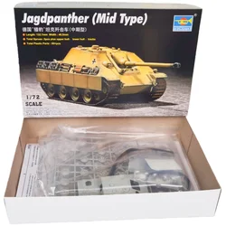Trumpeter Jagdpanther modelo de tanque alemán con montaje en plástico