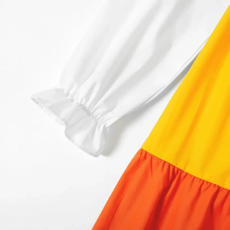 Vestido premamá cuello V manga larga: comodidad para embarazadas - imagen 5