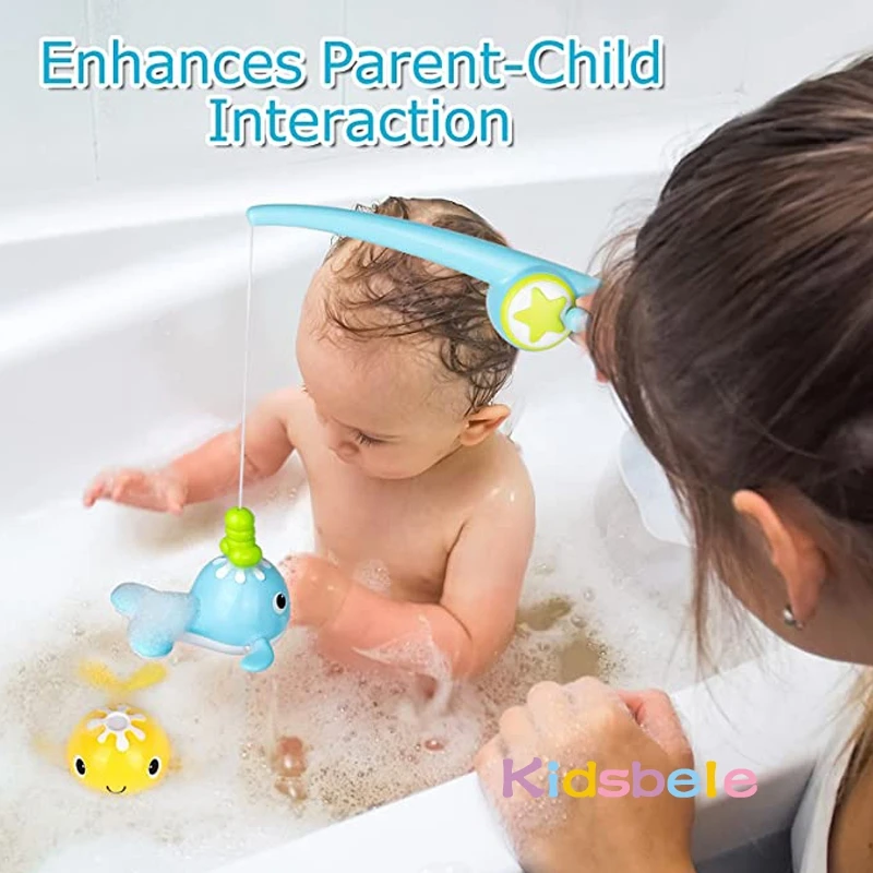 Juego de pesca magnético para bañera – Juguete de baño infantil - imagen 3