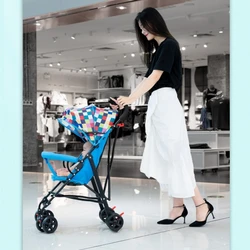 Cochecito plegable tipo paraguas para bebé – Reclinable y seguro