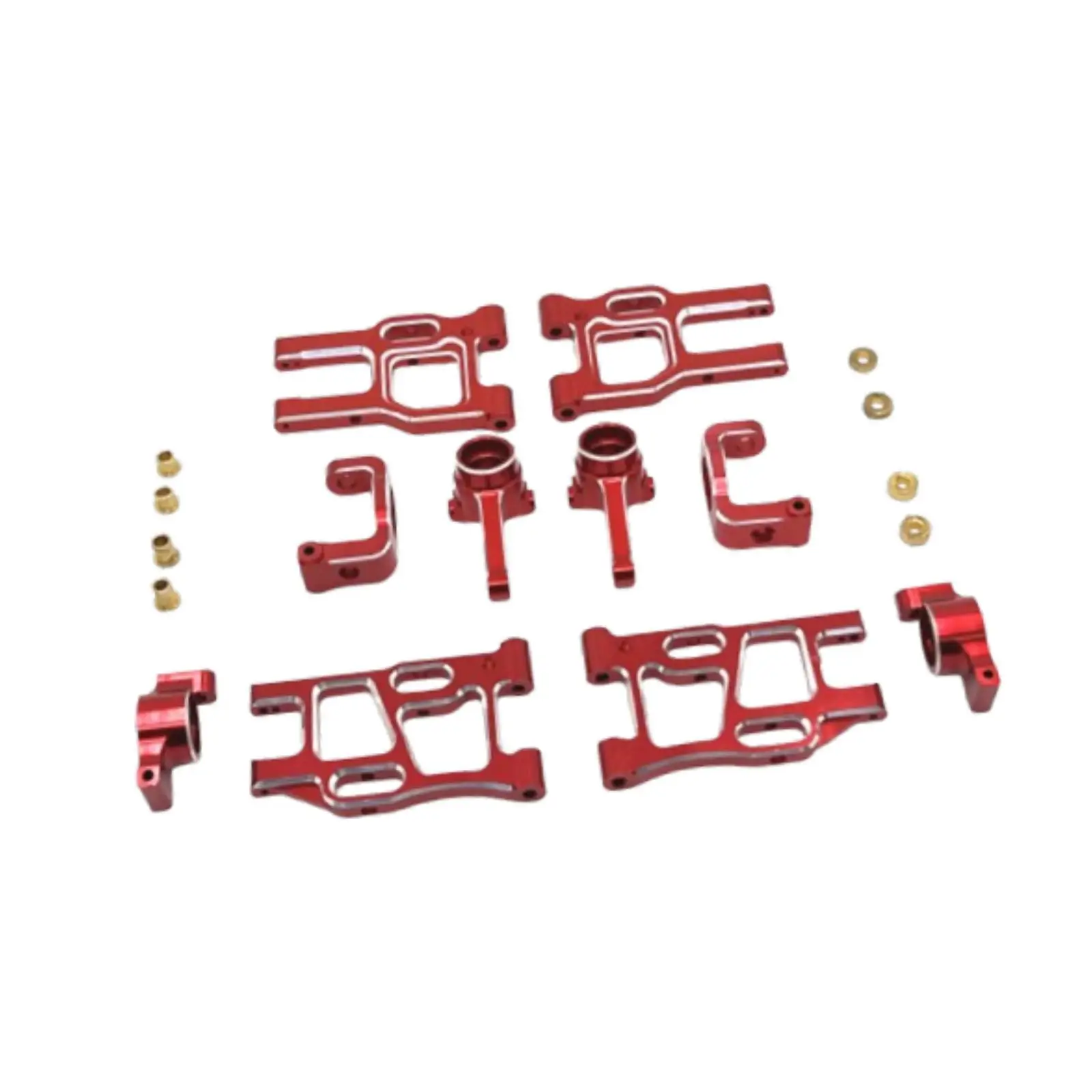 1:10 RC Car Parts Modification Kit Hobby Tool Aluminum Alloy Spare Parts Accessory Kits for Ptg-2R RC Hobby Car DIY Modified