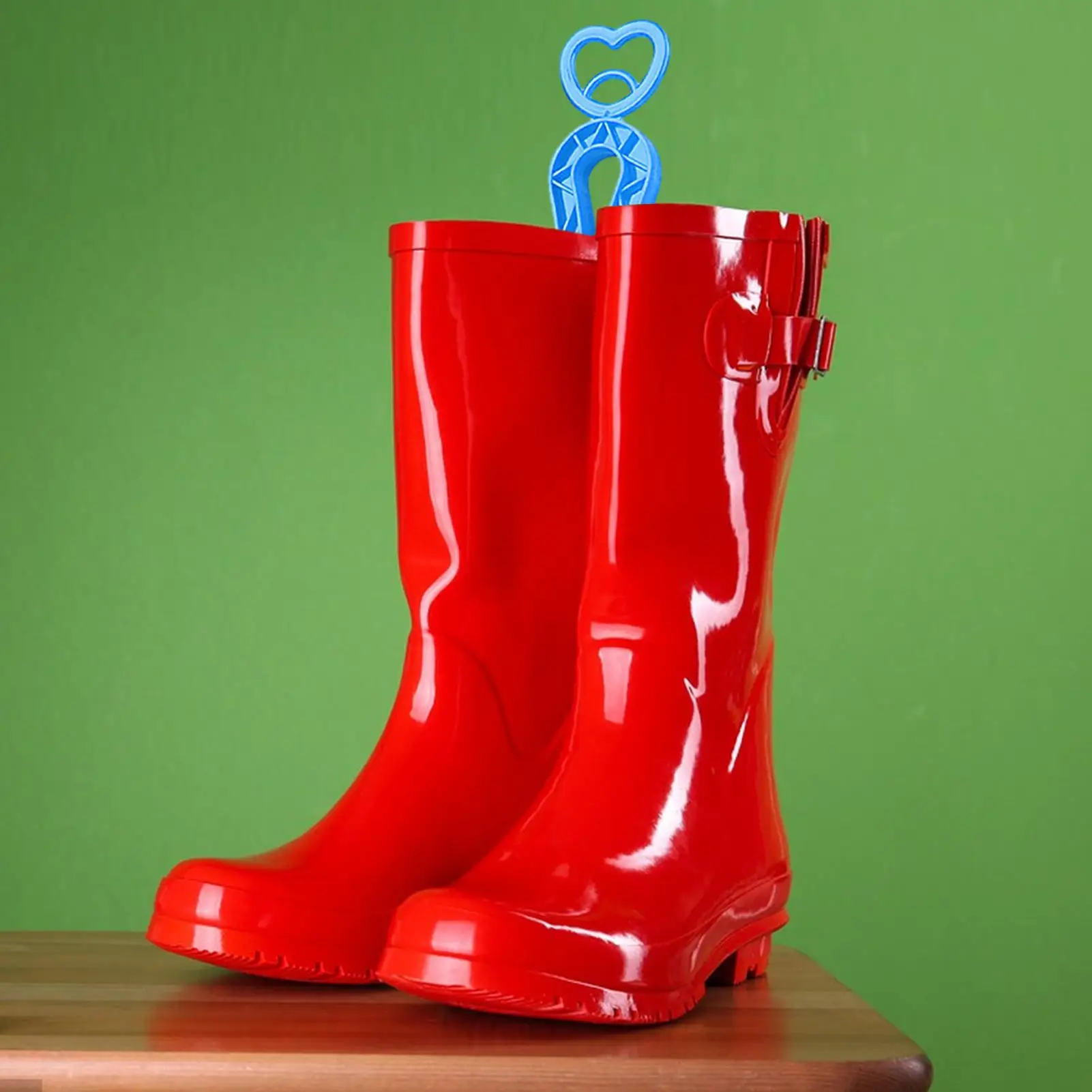 Moldeadores de botas para botas altas, soportes moldeadores de botas para almacenamiento, insertos de soporte con clip, marco de soporte de bota colorido, botas largas de medio alto - imagen 4