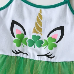 DXTON Vestido princesa de tirantes ajustables para niñas – Verano