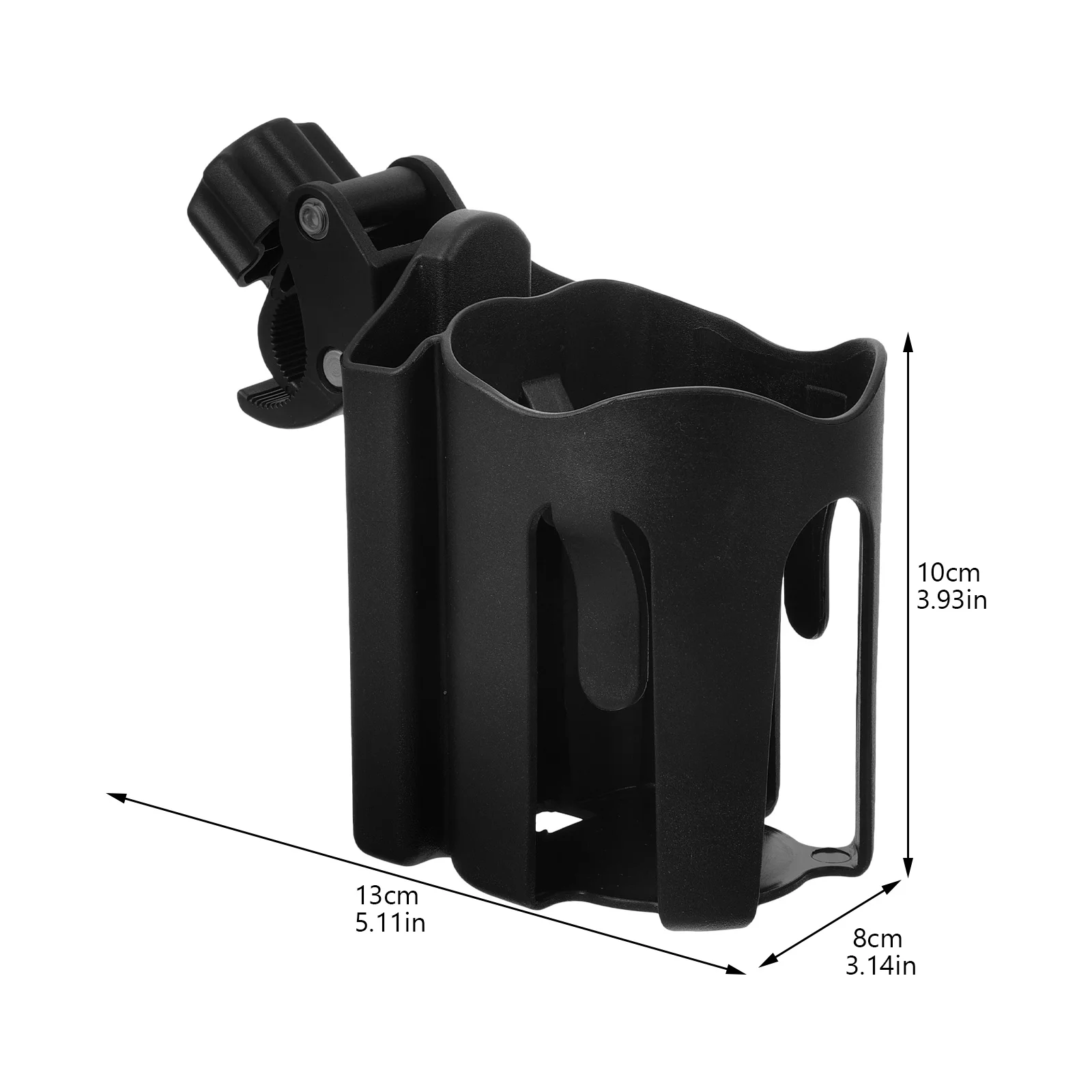 Portavasos ajustable para silla de ruedas, para cochecito, andador, manillar de bicicleta, portavasos Universal, soporte duradero para bebidas al aire libre - imagen 3