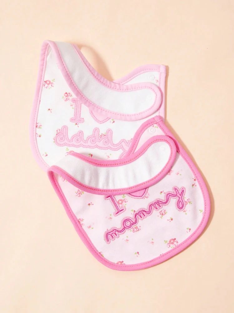 Portabebés en forma de U para niños, 3 piezas, toalla de saliva para recién nacidos, bolsillo impermeable de tres capas - imagen 2