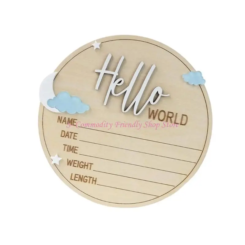 85AE Easy ensamblaje madera para bebés Registros fotografía para diseño Junta Anuncios del Hospital del año