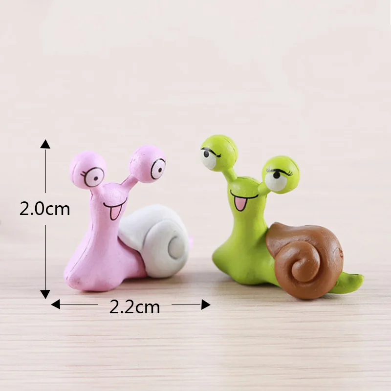 2pcs Snails