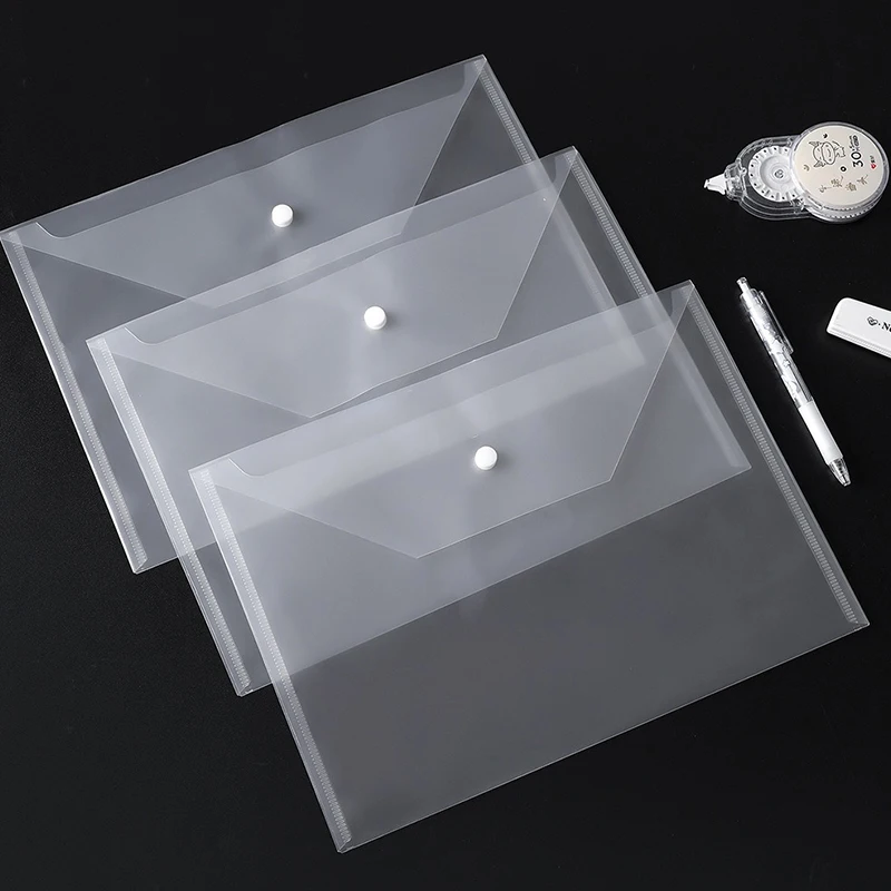 ZYF Carpetas transparentes A4 – Bolsas de documentos impermeables - imagen 2