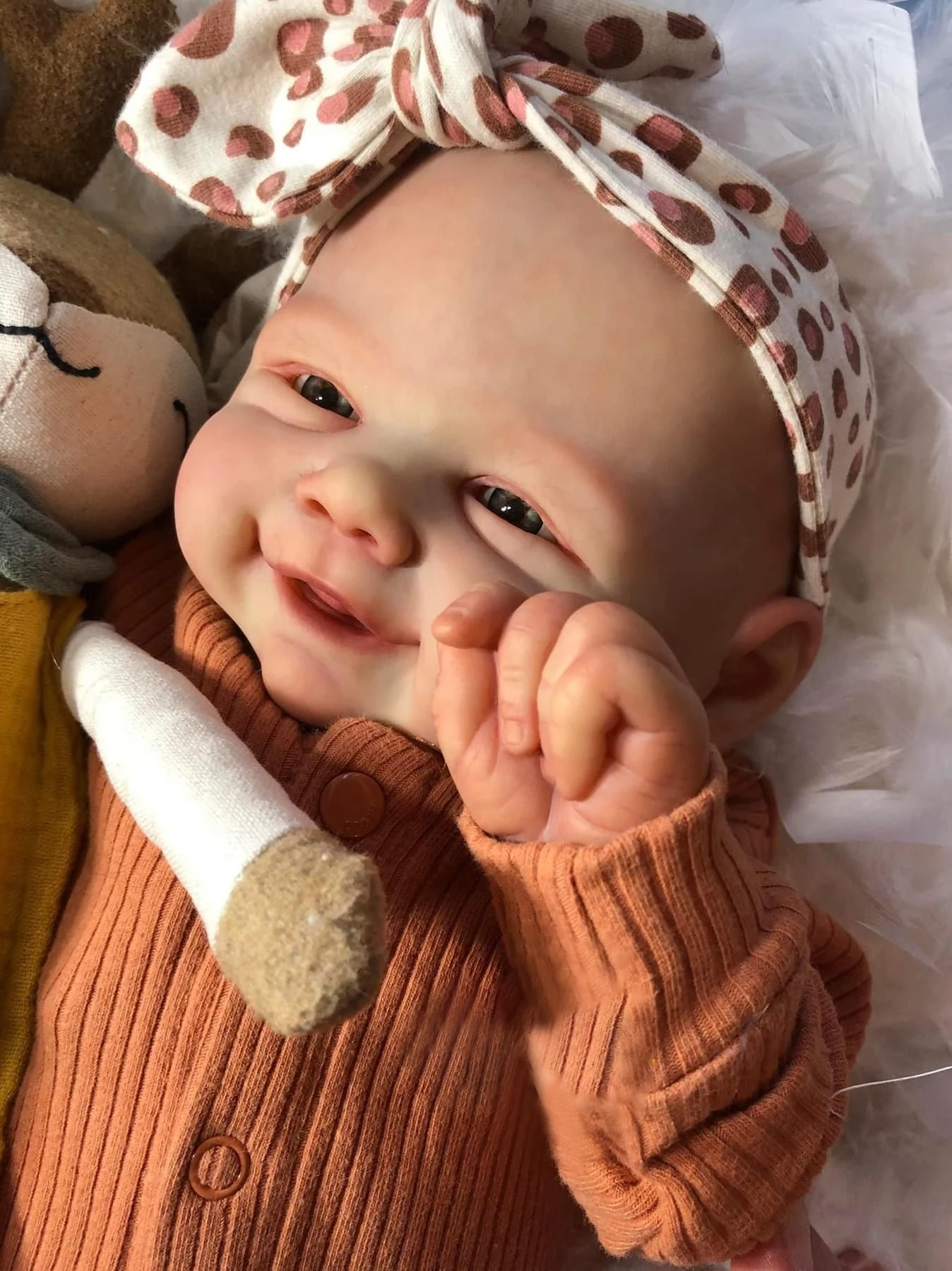 NPK Vivienne muñeca Reborn realista piel pintada a mano cuerpo suave