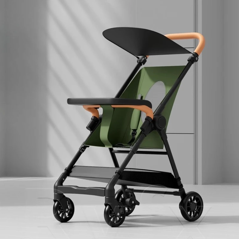 Carrito de paseo ultraligero con suspensión y ruedas pivotantes - imagen 3