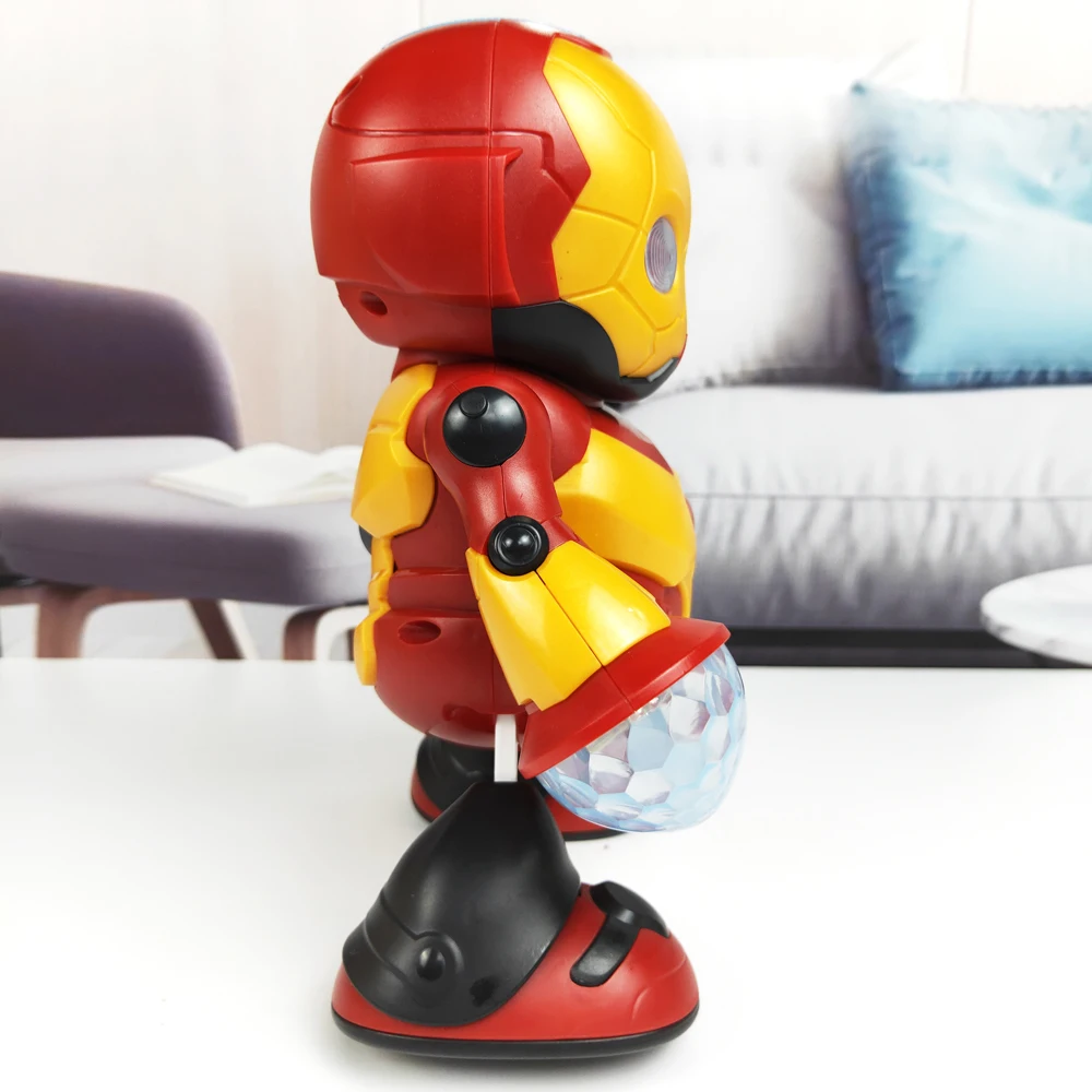 Modelo de robot de baile eléctrico: juguete de anime transformador que canta y brilla, regalo ideal para el día de los niños - imagen 5