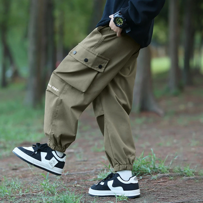 Pantalones cargo impermeables para niños y adolescentes – Primavera/Otoño - imagen 5