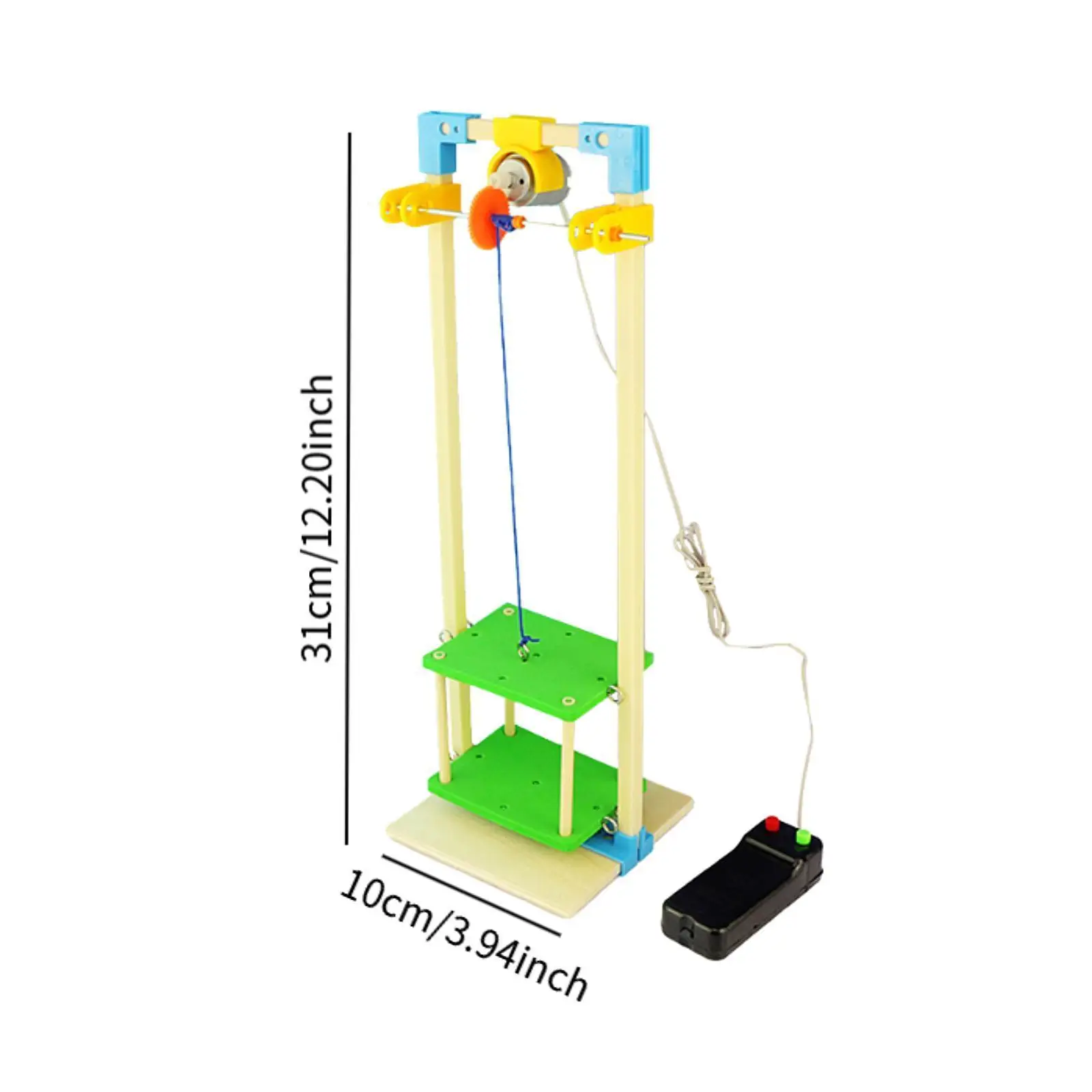 Remote Control Elevator Toy DIY Teaching Aids Educational Assembly Toy Model