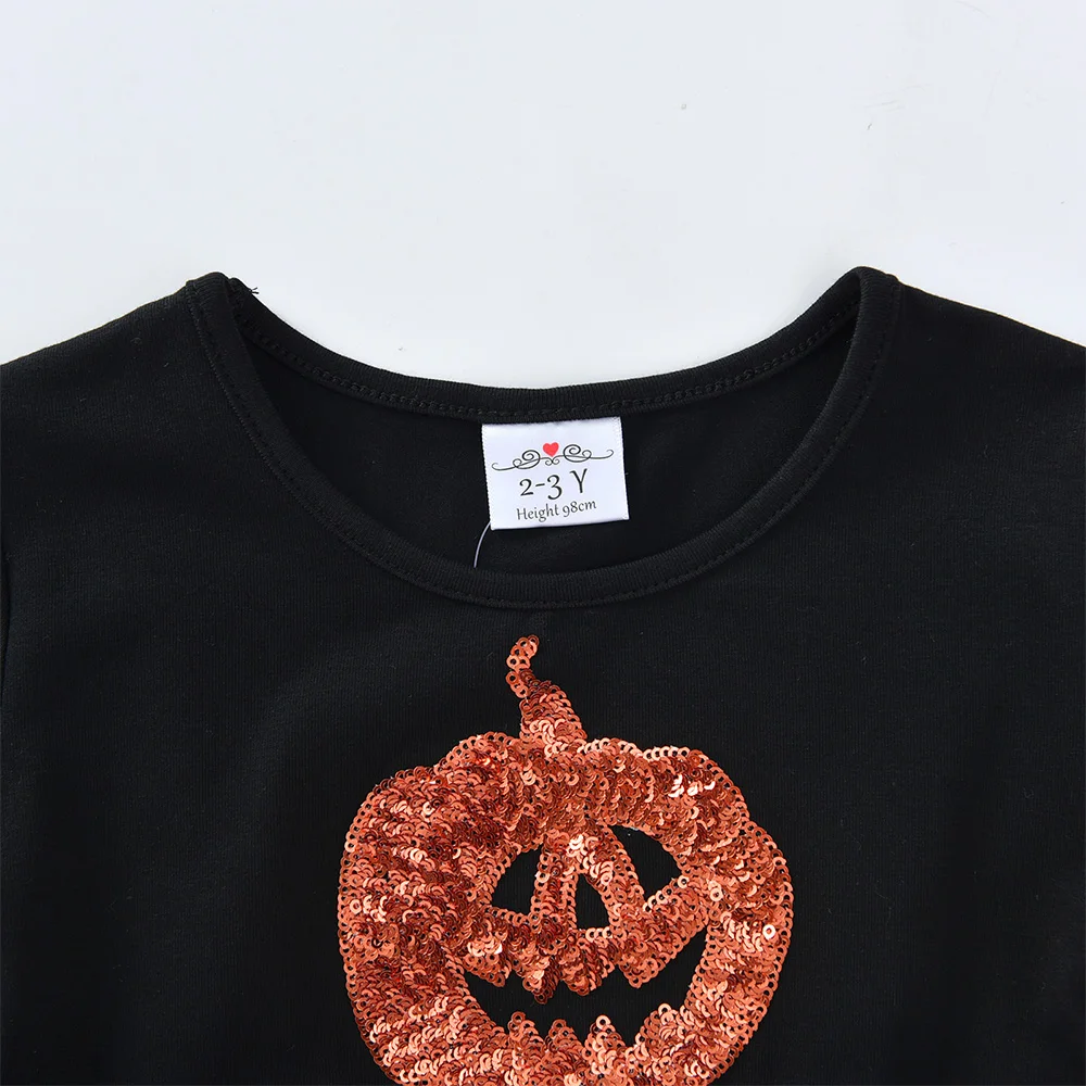 Disfraz infantil de Halloween para niña – Telaraña y calabaza - imagen 4