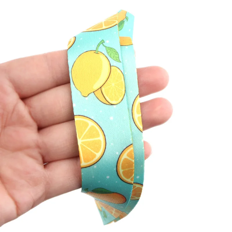 Cordón de fruta mixta para llaves, bonito sandía, limón, correa para teléfono, piña, fresa, soporte para tarjeta de identificación, regalos de moda - imagen 3
