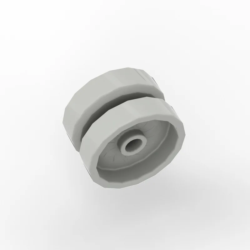 40 Uds piezas MOC 18976 rueda 18x12 con agujero de eje Compatible con ladrillos DIY montar bloques de construcción partícula chico rompecabezas juguete - imagen 4