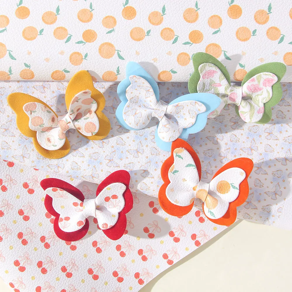 Lazos de pelo con clips laterales y mariposas para niñas - regalo - imagen 3