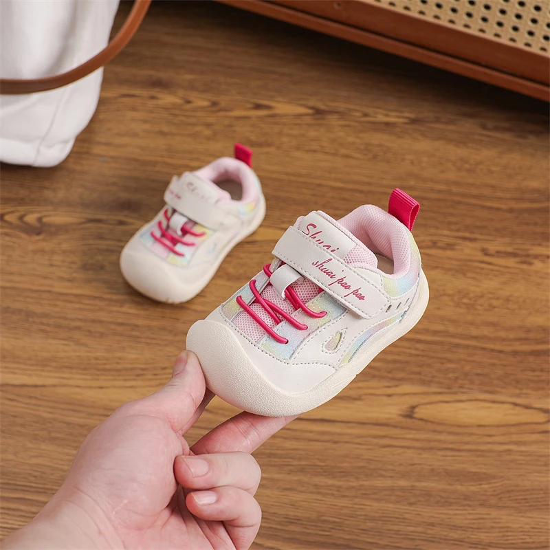 Zapatos informales para niños y niñas, zapatillas de deporte para primavera y otoño, zapatos de exterior antideslizantes de suela blanda, zapatos para niños pequeños - imagen 5