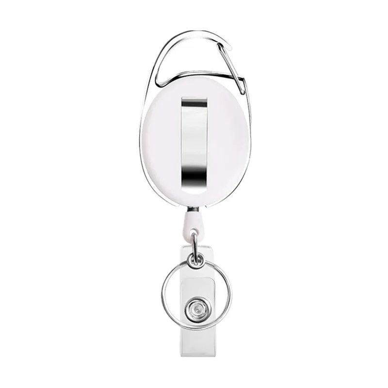 Badge Reel White