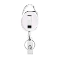 Badge Reel White
