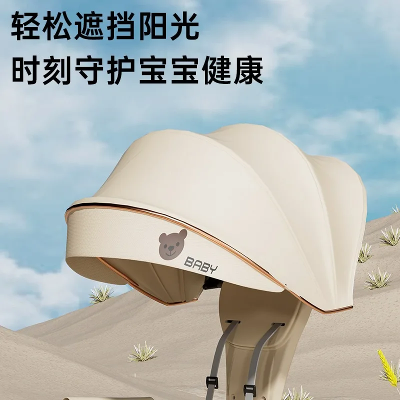 Carro plegable ligero con un solo clic para caminar para bebés sin instalar calzoncillos para bebés - imagen 3