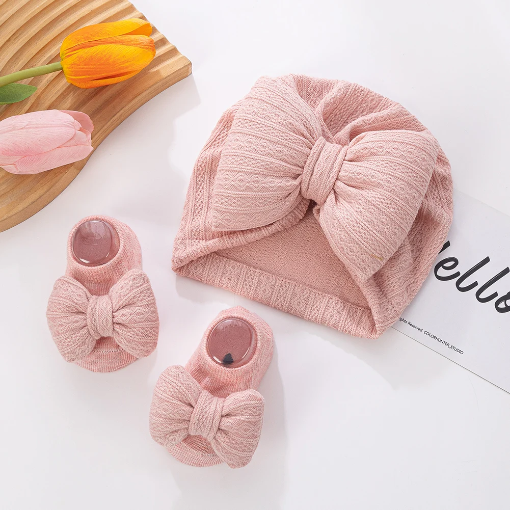 Conjunto accesorios fotografía bebé 0-12M: calcetines antideslizantes - imagen 3