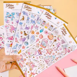 Pegatinas 3D autoadhesivas transparentes para niñas – Decorativas
