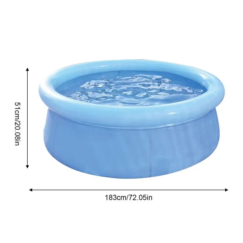 Piscina inflable plegable para niños – Exterior e interior multiuso - imagen 3