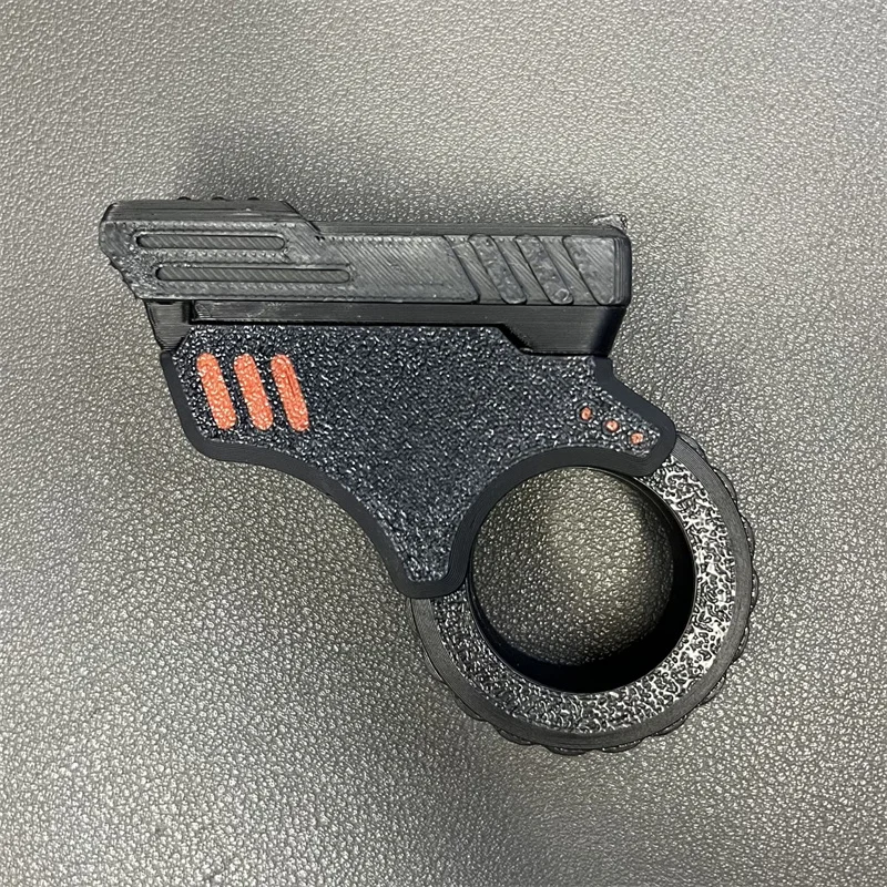 Juguetes de descompresión impresos en 3D para niños y adultos, pistola de rotación con tarjeta de empuje de la yema del dedo, juguetes sensoriales para aliviar el estrés, regalo, gran oferta - imagen 5