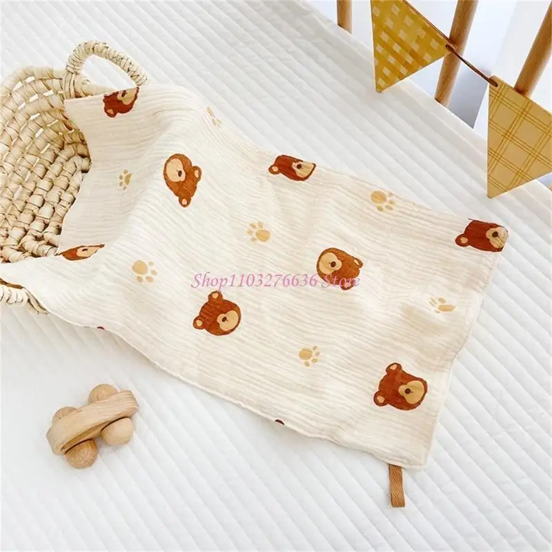 R6FD 4 capas paños lavado para ducha baño con diseño impreso, toallitas suaves para bebés recién nacidos - imagen 5