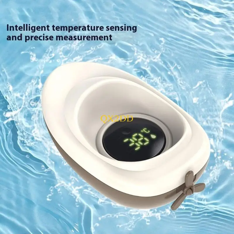 Termómetros agua para bebés QX2D con alertas codificadas color pantalla digital para seguridad del - imagen 3