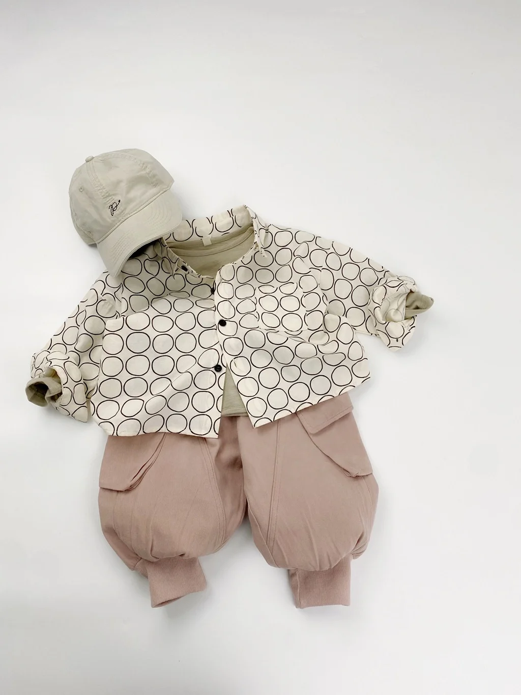 Pantalones informales para niños de 1 a 7 años, novedad de Otoño de 2025, pantalones Cargo holgados con puños en el tobillo de estilo coreano con bolsillos para niños y niñas - imagen 5